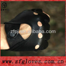 2013 plain ladies half finger glove